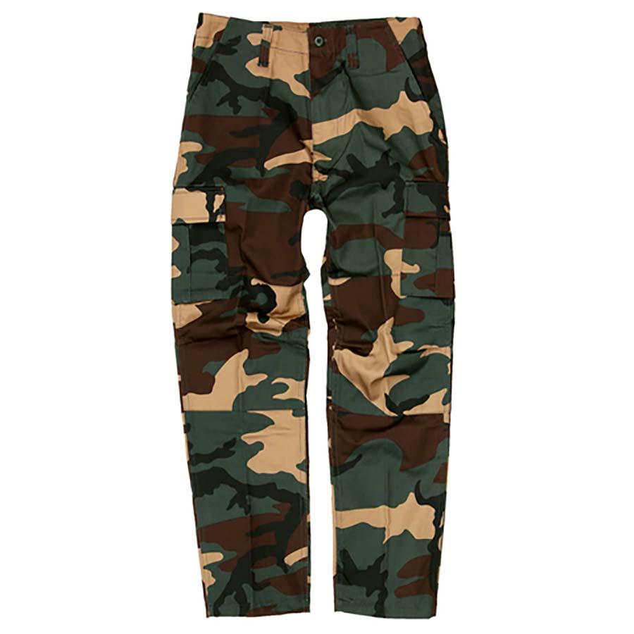 Kinder BDU Broek Woodland Camouflage-1040-a